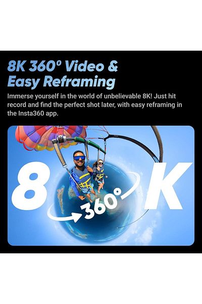 Insta360 X4 No Drone - No Problem Bundle - 360-Degree Camera - 8K & 5.7K Video - Action Camera