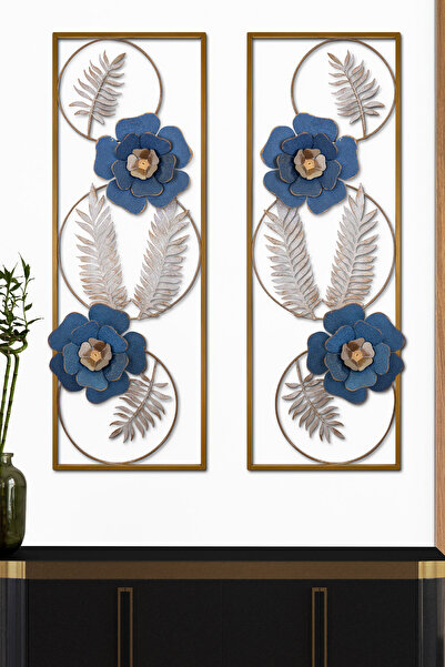 ENZODEKOR Hülasa Metal Duvar Panosu, Çiçek Metal Dekor Tablo, Ev Duvar Dekora...