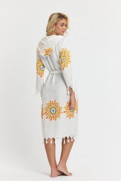 Mulberry Kiana Bambu - Women's Bathrobe and Beach Dress Patterned