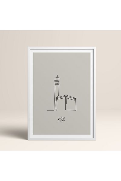 HOMEPACK Pictură cu un singur cadru din lemn Pictură poster dintr-o bucată TK/1204