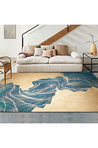 sharpdo Modern Living Room Bedroom Abstract Grid Carpet 200*300cm