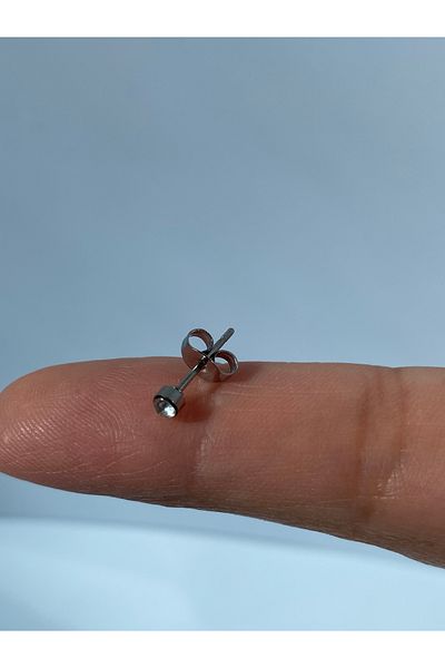 kurukafagift Steel Single Earring 3 mm