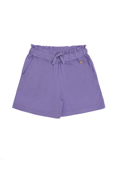 U.S. Polo Assn. Kız Çocuk Lila Örme Şort 50288458-VR034