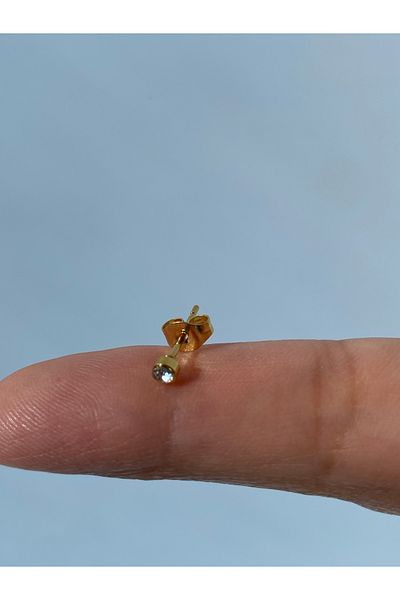 kurukafagift Steel Single Earring 3 mm