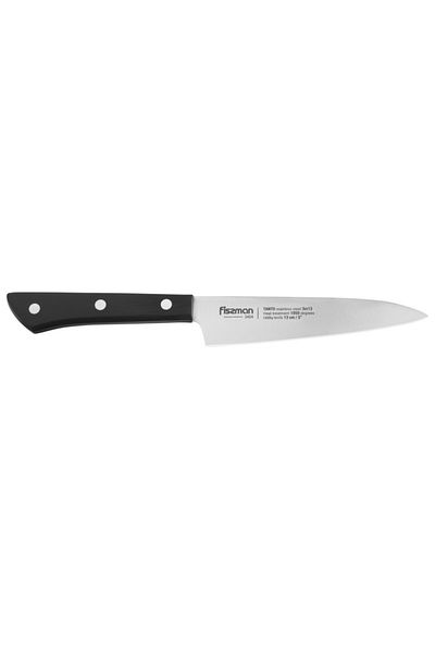 Fissman Utility Knife Tanto Series Black/Silver 5inch