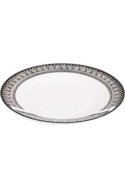 AKDC Srv Antic Rim Soup Plate L(23cm) xW(23cm) xH(3cm) White