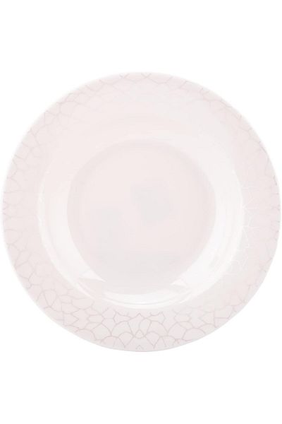AKDC Deep Plate L(20cm) xW(20cm) xH(3cm) White Pearl