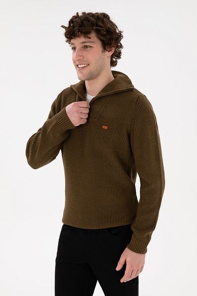 U.S. Polo Assn. Men's Khaki Sweater 50297047 -Vr027
