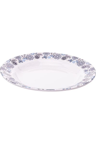 AKDC M/Mine Soup Plate L(25cm) xW(25cm) xH(3cm) White, Blue, Black