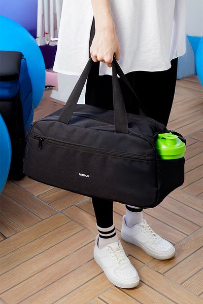 Bambus Home Two Compartment Hand and Shoulder Carry Daily Travel Gym Fitness and Sports Bag