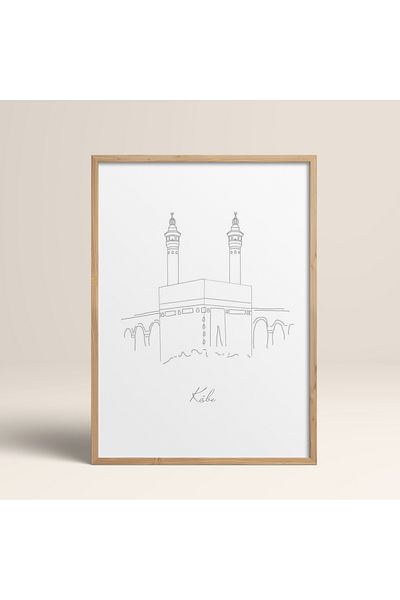 HOMEPACK Единична картина в дървена рамка, единичен плакат, картина TK/1207