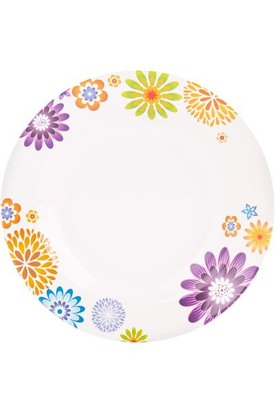 AKDC Srv Ff Soup Plate L(23cm) xW(23cm) xH(3cm) White
