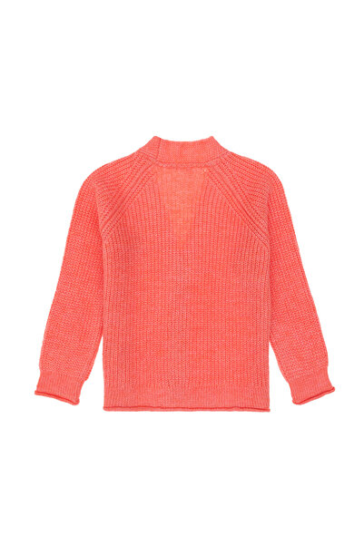 U.S. Polo Assn. Girl's Knitwear Cardigan - Pomegranate Flower Pattern, Children's Prêt-À-Porter