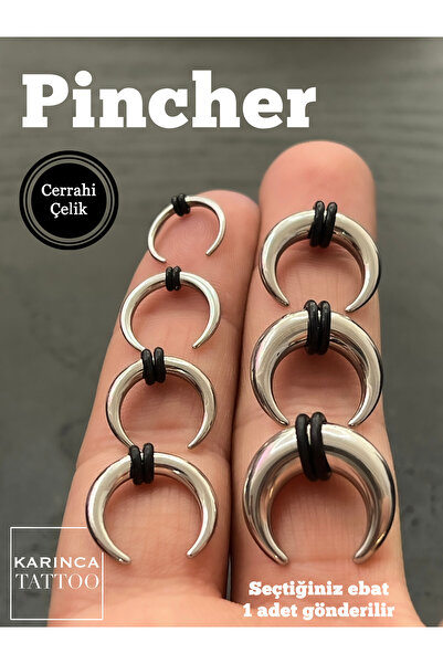 Karınca Piercing Septum Cerrahi Çelik Pincher Piercing Genişletici Ear Stretcher Gauge Taper Plug Tünel Açma Aparatı