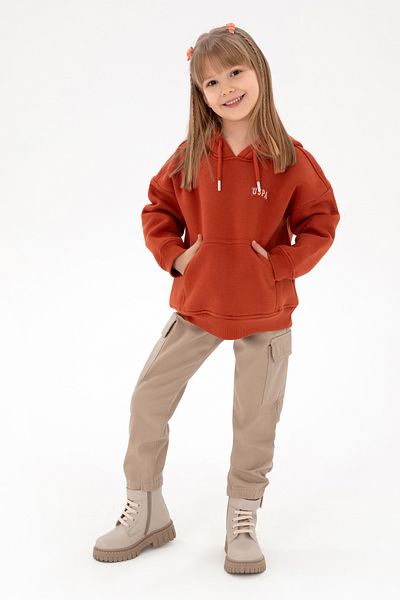 U.S. Polo Assn. Girl's Tile Basic Sweatshirt 50313032 -Vr031