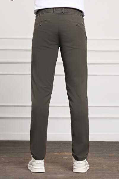 Morven Men's Khaki Slim Fit Jogger Pants