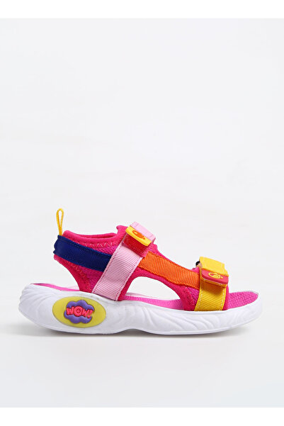 Dudino Pembe - Çok Renkli Kız Çocuk Sandalet COCONUT II