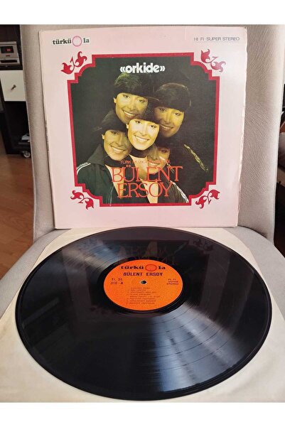 Plakperest Bülent Ersoy – Orkide /Türküola  - 1978 Türkiye  Basım LP Plak Alb...