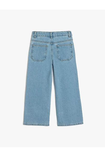 Koton Jeans Wide Leg Pocket Cotton - Wide Leg Jean