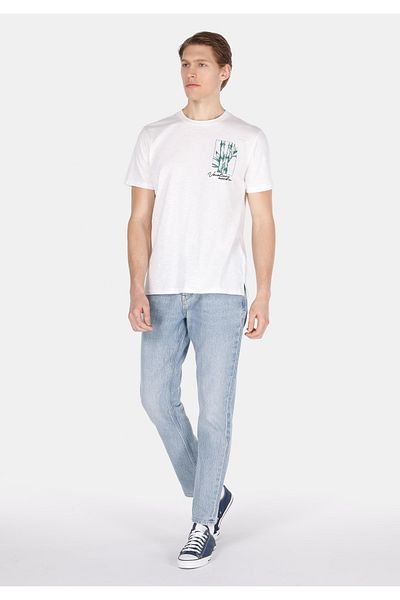 Colin's 067 Pantaloni de jeans albaștri pentru bărbați, cu talie medie, cu picior micșorabil