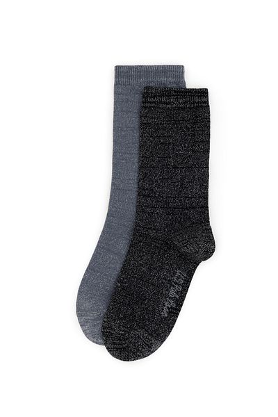 U.S. Polo Assn. Women's Silvery 2-Piece Socks 50298994 -Vr046