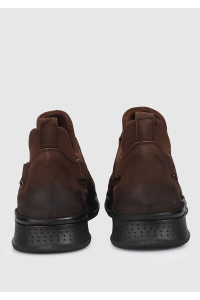 Provoq Kahve Deri Erkek Bot