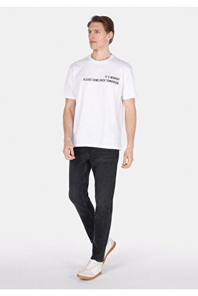 Colin's Ανδρικό κοντομάνικο μπλουζάκι Comfort Fit με στρογγυλή λαιμόκοψη