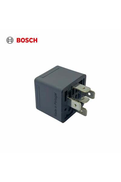 Bosch 12V RÖLE 5 UÇLU 20/30A (ÇİFT PLATİN) (87a) (DİYOTLU)