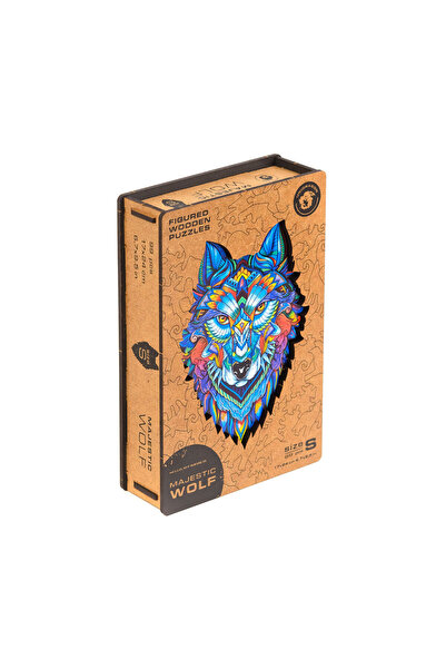 Unidragon - Figured Wooden Puzzle Kit - Majestic Wolf - King - 310pcs