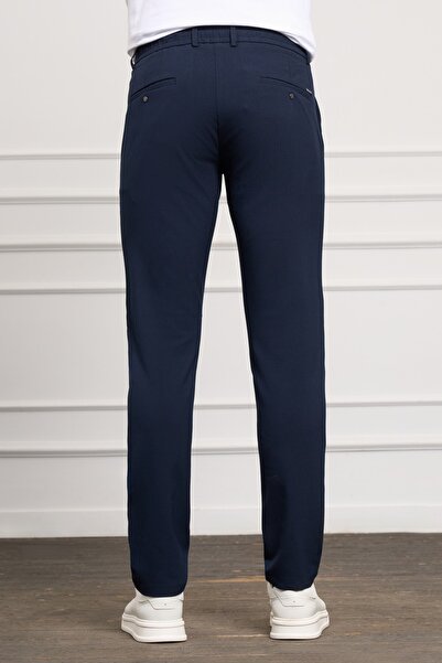 Morven Men's Navy Blue Slim Fit Jogger Pants