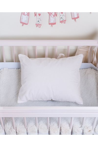 MONİVA 100% Cotton Liquid Proof Baby Pillow (35 cm X 45 cm)