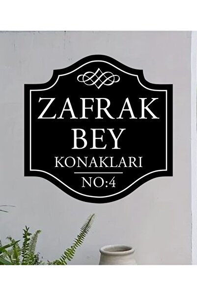 zafrakreklam Villa -Site -Konak - Daire  Apartman İsimliği - Apartman Tabelas...