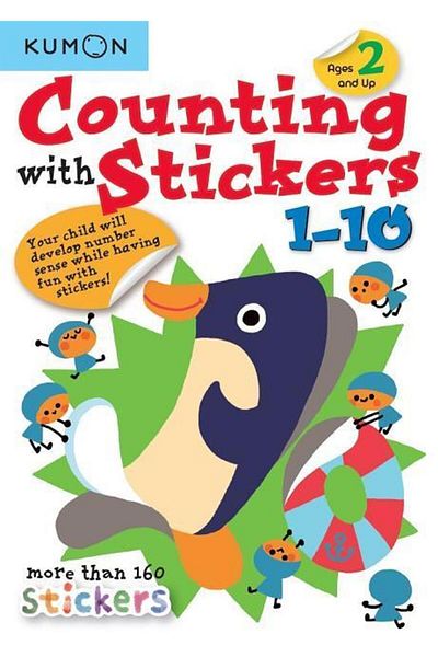 Kumon Publishing Kumon Counting with Stickers 1-10