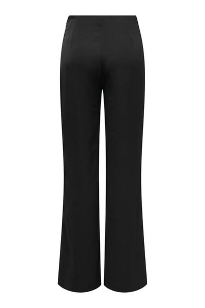 ONLY Women's Onlthalıa High Waist Wide Leg Pants 15342314   Black