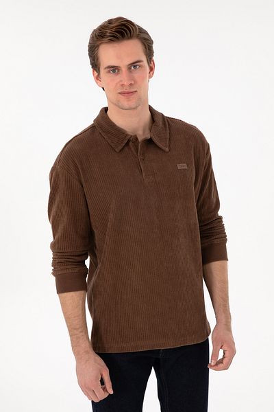 U.S. Polo Assn. Men's Brown Sweatshirt 50290583 -Vr029