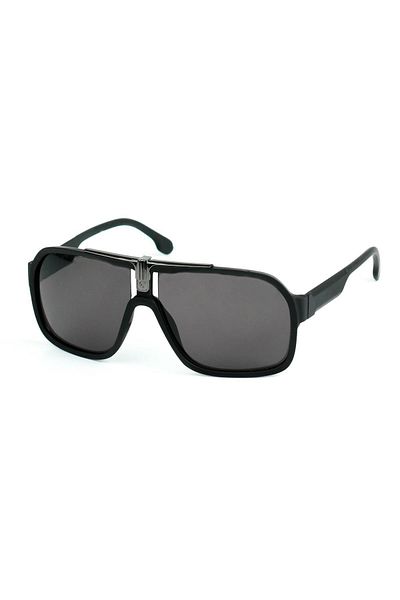 Di Caprio Men's Gun Black Uv400 Protected Geometric Model Sunglasses