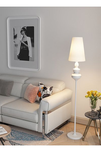 sharpdo LED 3-Color Lamp Modern Minimalist Living Room Retro Floor Lamp Reading Lamp 24*25*155cm