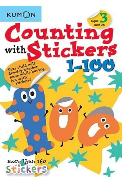 Kumon Publishing Kumon Counting with Stickers 1-100