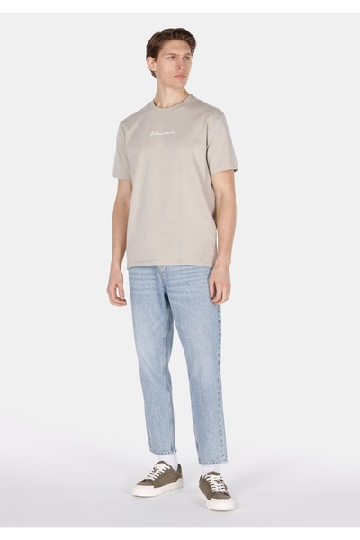 Colin's Ανδρικό μπλουζάκι με κοντό μανίκι Comfort Fit με στρογγυλή λαιμόκοψη