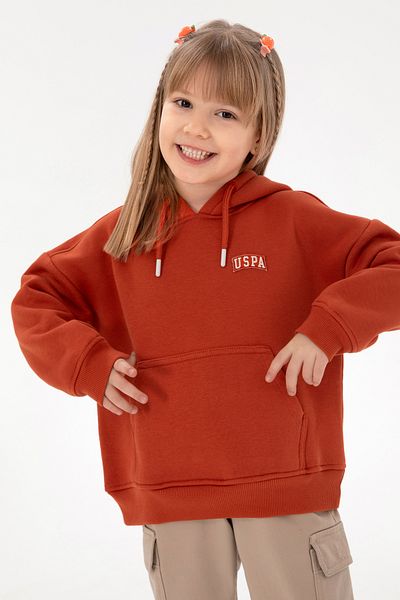 U.S. Polo Assn. Girl's Tile Basic Sweatshirt 50313032 -Vr031