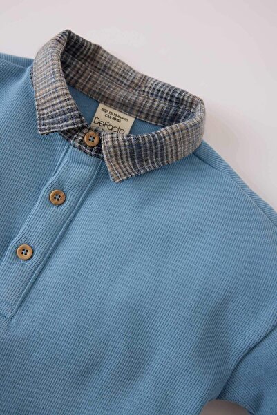 DeFacto Mavi Erkek Bebek Alt-Üst Takım E0321A5/BE455