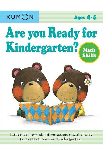 Kumon Publishing Kumon Are You Ready for Kindergarten? Math Skills