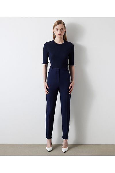 İpekyol Slim Fit Cut Trousers