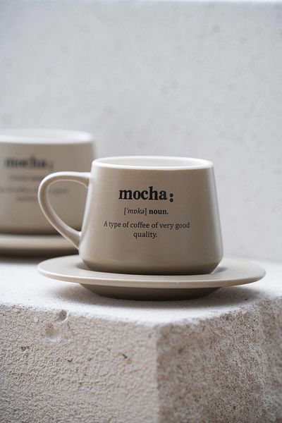ACAR Blush 2-Person Coffee Cup Set - 200 ml