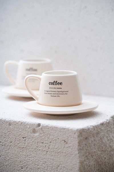 ACAR Blush 2-Person Coffee Cup Set - 90 ml