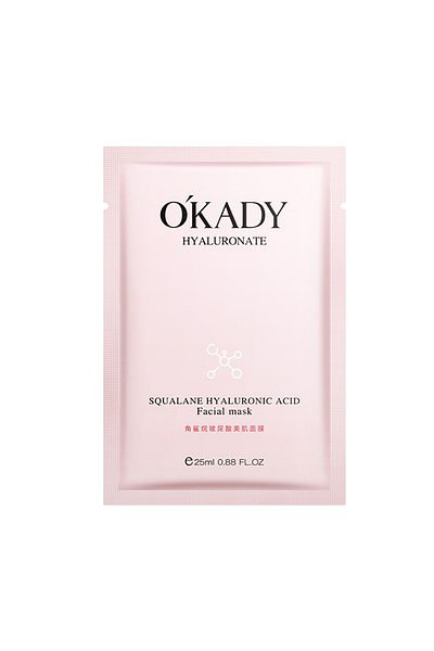 OKADY Nourishing and Moisturizing Sheet Mask with Squalane and Hyaluronic Acid, 25 ml