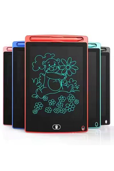 Apricot لوحة رسم رقمية للأطفال مقاس 12 بوصة مزودة بقلم وتابلت رسم تعليمي LCD