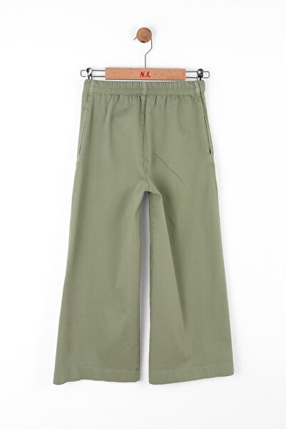 NK 8-14 Years Old Matter Green Female Child Pants