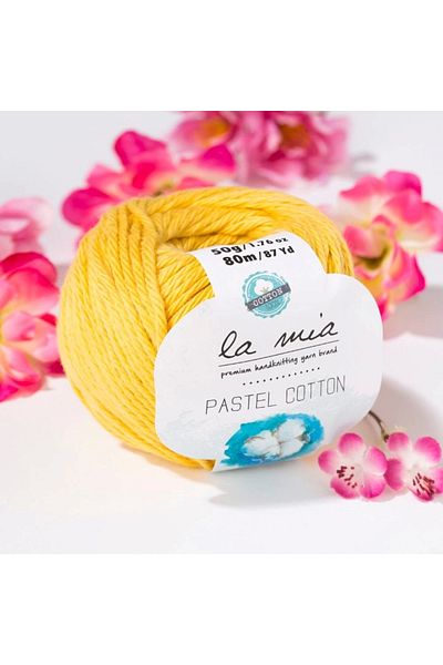 Ethab Ticaret La Mia Pastel Cotton - Mustard Yellow Knitting Lanyard - L061 - 33614