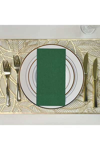 FASANA Green Napkin 33*33 cm - 100 Pieces